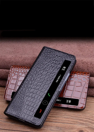 Custodia flip vera pelle - , honor